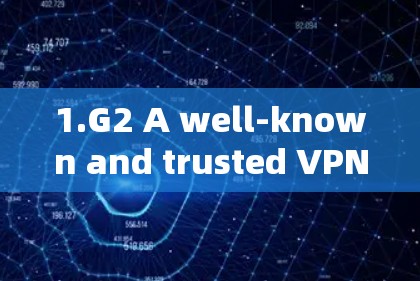 1.G2 A well-known and trusted VPN with strong security features.