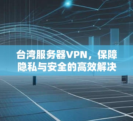 台湾服务器VPN，保障隐私与安全的高效解决方案