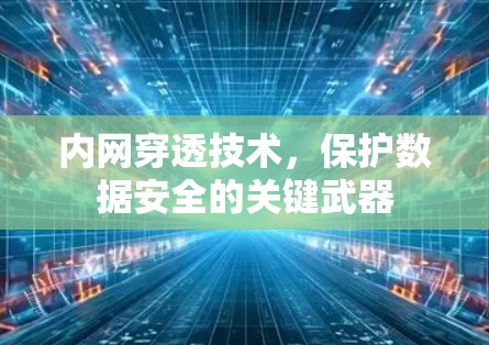 内网穿透技术,保护数据安全的关键武器 内网穿透技术,保护数据安全的关键武器