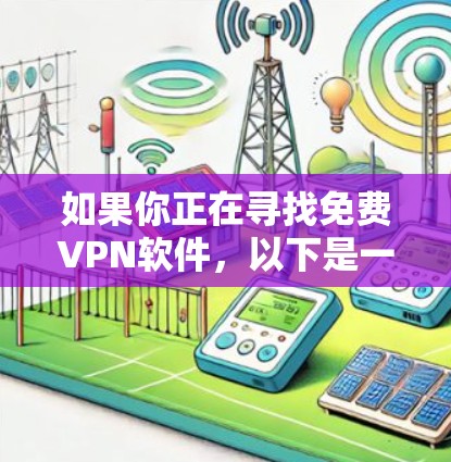 如果你正在寻找免费VPN软件,以下是一些常见的选项,它们可以让你在没有付费的情况下访问网络内容